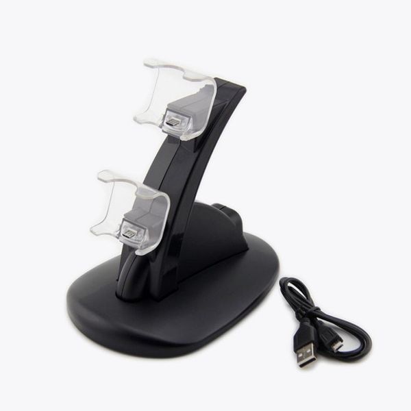 Support de chargement Ps4 de haute qualité, Station de jeu 4, Joystick, Double chargeur, contrôleur sans fil, Mini chargeur de Port USB, livraison directe