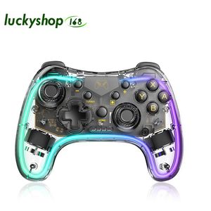 Para Switch Pro Controller Controladores inalámbricos Nintendo Switch Función de despertador LED ajustable