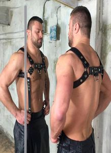 Harnais en cuir PU de haute qualité pour hommes Bodage Bondage Garter Belt Sheds sexy Stracts Fetish Nightclub Belts Cummerbunds2944877