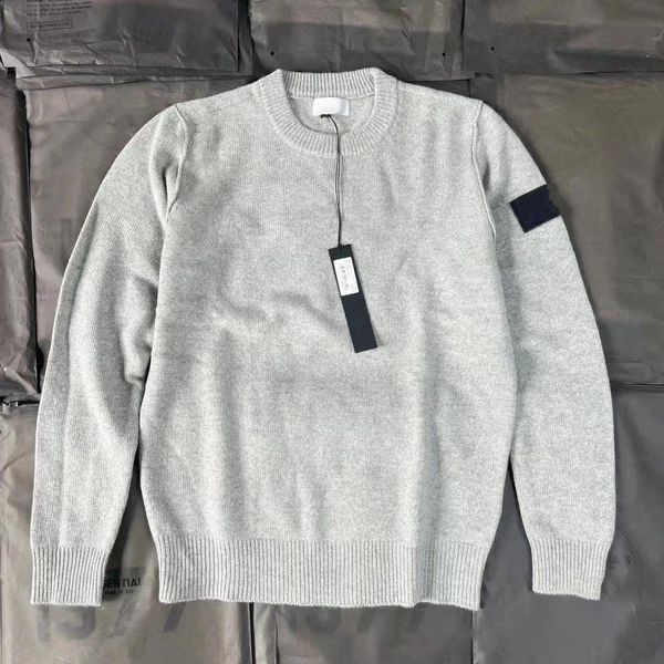 Hommes Pull Pull À Manches Longues Pull Tricoté Printemps Automne Classique Femmes Col Rond Pulls Simple Solide Casual Sweat Hommes Tricot Vêtements