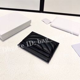 Bolso de recogida puro de moda para mujer Paquete de diseño acanalado simple Monedas para tarjetas bancarias Fácil de llevar Diseño de letras negras Tamaño de negocios de ocio 9 cm x 5 cm