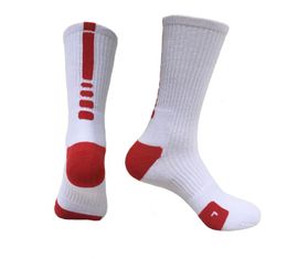 Hoge kwaliteit snel droge VS Sok Man en vrouw sport basketbll witte zwarte rode gele atleet sokken