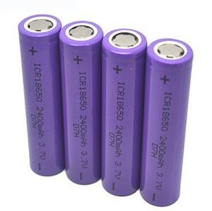 Capacité réelle de haute qualité 2600mAH 18650 Batteries de lithium rechargeables de batterie avec haut plat