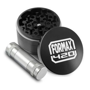 Formax420 Hoge Kwaliteit 2.5 Inch Rood 4 Onderdelen Aluminium Spice Crusher 62mm Grinder Gratis Verzending