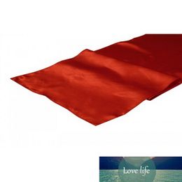 Hoge kwaliteit rode centerpieces voor bruiloften evenementen banket woondecoratie satijnen tafelkleed handdoek
