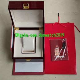 Caja de reloj HUB roja de alta calidad, caja de papel, cajas de regalo de madera, bolso para Bang King Power Diver 311 SX 1170 GR, reloj de regalo para hombre y mujer b268H