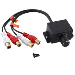 Hoogwaardige externe volumeregelingknop voor LC-1 auto audio-versterker-premium bas RCA niveau regelaar voor superieure geluidskwaliteit en
