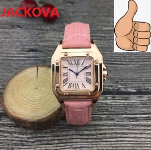 Montres carrées en verre saphir résistant de haute qualité 32mm mouvement à quartz horloge cadrans ultra-minces mode cadeau d'affaires montre-bracelet femmes