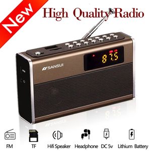 Récepteur portable radio Retro Mini FM de haute qualité avec cadeau de bande SER intégrée pour les personnes âgées 240506