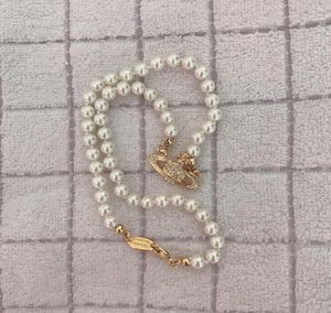 Collier pendentif satellite de haute qualité Femme Femmes Collier de chaîne de perle orbite bijoux pour la fête cadeau6170381