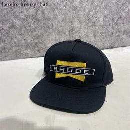Hoogwaardige Rhude Baseball Cap Trucker Hat Verstelbare Snapback One Size UniesX Collecties Casual Truck Hat 3994
