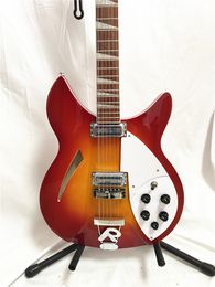 Rick 360 12 String Electric Guitar Cherry Red van hoge kwaliteit kan worden aangepast