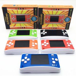 Consoles de jeux portables RS-1 de haute qualité Mini jeux vidéo couleur portables Cadeaux pour enfants Boîte de jeux classiques DHL gratuit