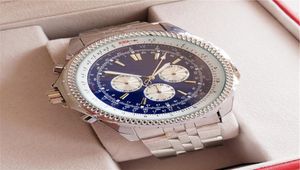Hoogwaardige RVS Gentlemen Top Luxe Bentley horloges voor man Multifunctionele modus Random Automatic Machines Watch1171621