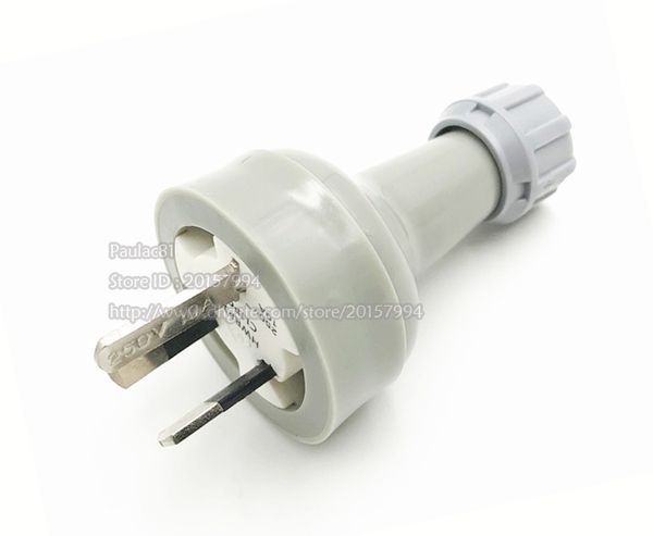 SAA Australie 10A 250V 3Pin Mâle Extension plug Adaptateur Connecteur/2 pièces