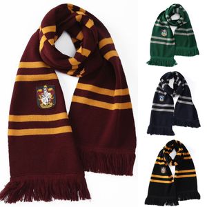 Écharbes de haute qualité Magic School Slytherin Rattagedlaw Pouvreille à prouerie Swearf broderie Patch Wizard College Neckerchief Cosplay