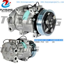 compresseur ac auto SD7H15 haute qualité Jeep Cherokee XJ 1997-2001 119mm PV6 12V