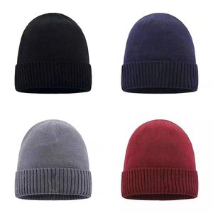 Haute qualité vente hiver bonnet hommes femmes loisirs tricot polo bonnets Parka couvre-chef casquette amoureux de plein air mode hivers kni321w
