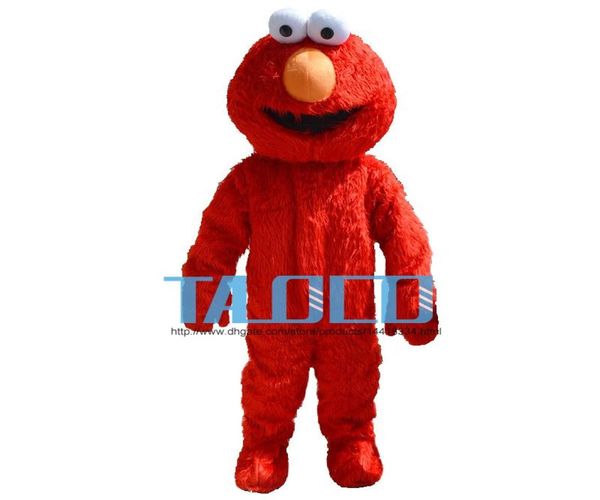 Sesame sesame street rojo elmo monstruo mascota disfraz de disfraces de dibujos animados1149696