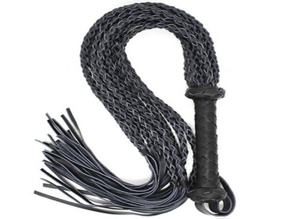 Haute Qualité Sexe Long Véritable Fouet En Cuir Flogger Cul Fessée Bondage Esclave Bdsm Flirter Jouets Dans Les Jeux Pour Adultes Pour Couples1712886