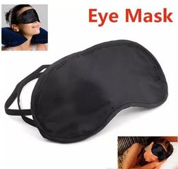 Haute qualité Shade Eyeshade Sommeil Repos Voyage Masques Pour Les Yeux Sieste Couverture Bandeau Peau Soins De Santé Traitement Noir Sommeil Livraison gratuite