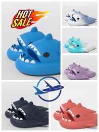 Hoge kwaliteit Shark-pantoffels voor heren en dames, EVA-paren, buiten, binnen, plezier, pantoffels, sandalen, platformglijbaan