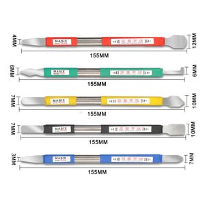 Kit d'outils de levier CPU à Double tranchant 5 en 1, pied-de-biche en métal pour puce de Circuit imprimé, outils de réparation de boîtier ouvert de téléphone portable