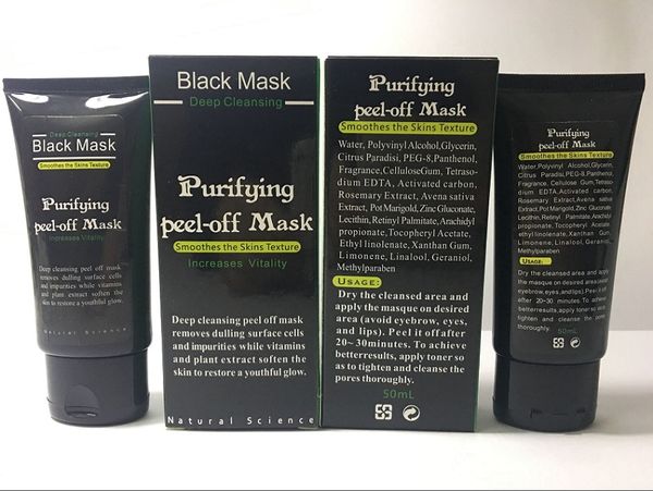 Mascarillas faciales de alta calidad Shills Peel-off Limpieza profunda MÁSCARA negra 50 ML Facial para espinillas Mejor vendedor