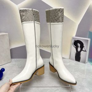 Hoge kwaliteit schoenen Jimmys Chelsea Boots Designer Suede Kalfsleer Western Boot Schoenen Dames Dikke Blokhakken Mode Booties Luxe Jurk Feest Winter Motorcycl