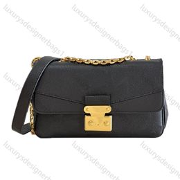 Sac à bandoulière de haute qualité sac de créateur sac à main en cuir de luxe pour femme sac de taille sac à bandoulière chaîne de verrouillage porte-carte porte-monnaie 46200