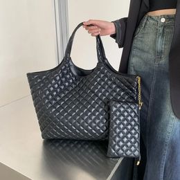 Sac à bandoulière de haute qualité ICare Tote Bandoulière Sacs de créateurs Luxurys Noir Argent Or Mode Voyage Sacs à main Sacs à main Femme Grands sacs avec chaîne Sling Mini portefeuille A