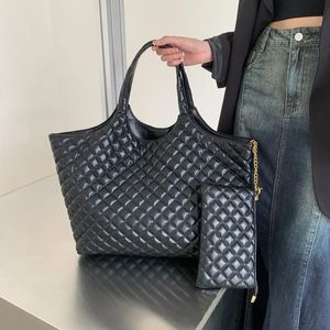 Bolso de hombro de alta calidad ICare Tote Crossbody Bolsas de diseñador Lujos Negro Plata Oro Moda Bolsos de viaje Monederos Mujer Bolsas grandes con cadena Sling Mini Wallet A