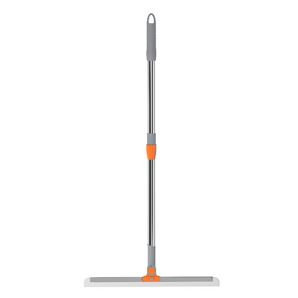 Escoba de silicona de alta calidad con cabezal giratorio, escoba mágica, escurridor de vidrio retráctil de alto lugar, fregona para piso, barredora de baño para el hogar, 38cm, 50cm