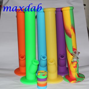 Tubos de agua de silicona de alta calidad bongs de silicona plataforma petrolera silicona protable hookah buena calidad y envío gratis DHL