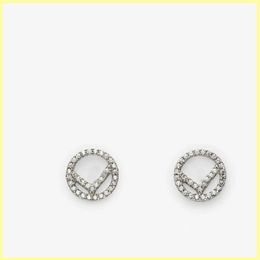Hoge kwaliteit zilveren hoepel oorbellen ontwerpers diamanten oorbellen studs F oorbel 925 zilver voor vrouwen liefhebbers geschenk luxe sieraden doos 2300W