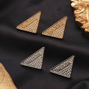 Haute qualité simple personnalité triangle inversé femme designer luxe bijoux boucles d'oreilles boucles d'oreilles mode tendance accessoires
