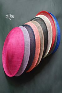 Sinamay de haute qualité Liaison grande soucoupe Sinamay base fascinateur chapeau artisanat pour DerbyracepartyweddingDameter 33cm2610571