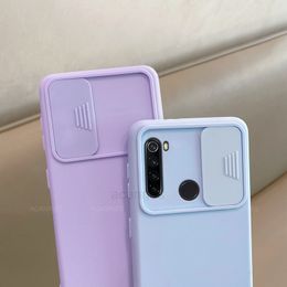 Hoge kwaliteit Dia Bescherm Camera Telefoon Gevallen op voor Xiaomi Redmi Note 8 8T Note8 2021 Opmerking 9 Pro Note9 9A 9AT 9C NFC Vloeibare Siliconen Cover Case