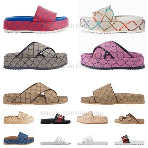 Slippers de haute qualité hommes femmes multicolores flore toile glisses de sandales moulées dans des hommes noirs femme santal