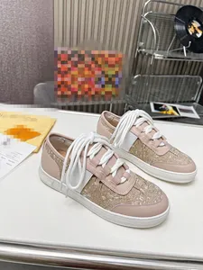 Hoogwaardige kleine vuile schoenen Designer Casual schoen Screener Sneakers board Heren Dames Sneaker Klassiek Blauw Roze Kristal Streep Lage Top Real 1121