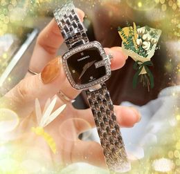 Relojes con esfera cuadrada pequeña de alta calidad, reloj de pulsera de acero inoxidable para mujer, pulsera de cuarzo importada, anillo de diamantes, Reloj de pulsera resistente al agua, Reloj para Hombre, regalo