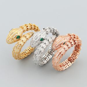 Snake de haute qualité 18 km bracelets de charme de mode luxueux bracelet pour femmes fille et maman fille unisexe fiançailles designer juiverie