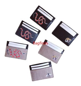 Porte-cartes serpent et tigre de haute qualité pour hommes et femmes Créateurs de mode chauds Portefeuilles porte-cartes porte-monnaie
