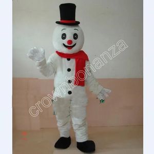 Hoge kwaliteit sneeuwpop mascotte kostuum cartoon set verjaardagsfeestje rollenspel volwassen grootte carnaval kerstcadeau