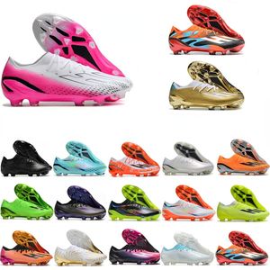 Hoogwaardige voetballaarzen x Speedportal metalen spikes Athletic Running voetbalschoenen Heren Comfortabele trainers Zachte leer sterke schoenen Scarpe Calcio