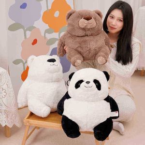 Haute Qualité Doux Graisse Ours En Peluche Panda Ours Polaire En Peluche Animaux De Bande Dessinée Bébé Sussen Jouets Poupée Jouets Cadeau Pour Enfants Fille J220729