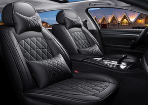 Hoge kwaliteit speciale lederen autostoelhoezen voor Jaguar alle modellen XF XE XJ FPACE F stevig softFaux kunstleer auto-voertuig 59367467