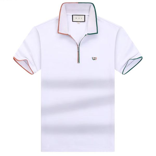 T-shirt Italien Mens de luxe de haute qualité Polo Polo Polo High Street Broidered Letters Fashion Clothing Mens Brand Polo