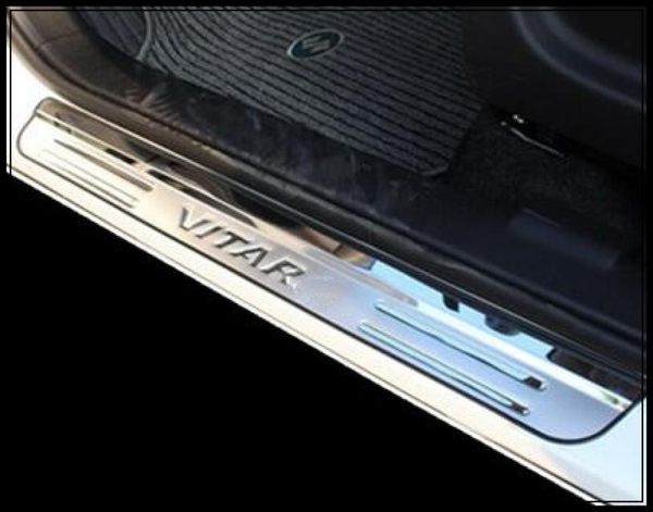 Porte de porte en acier inoxydable de haute qualité 4pcs Sills Decorative Plate Plate Platedor Sills Protection Bar pour Suzuki Vitara 201621329656