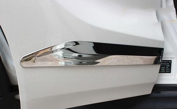 Placa protectora de barra de succión de puerta lateral, decoración de carrocería de puerta lateral de acero inoxidable de alta calidad, 4 Uds., con logotipo para Suzuki Vitara 2015-305Z